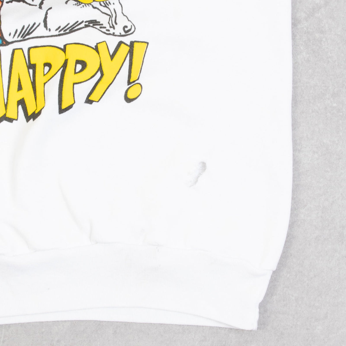 MEN'S VINTAGE 1980S DON'T WORRY BE HAPPY! SWEATSHIRT - MEDIUM