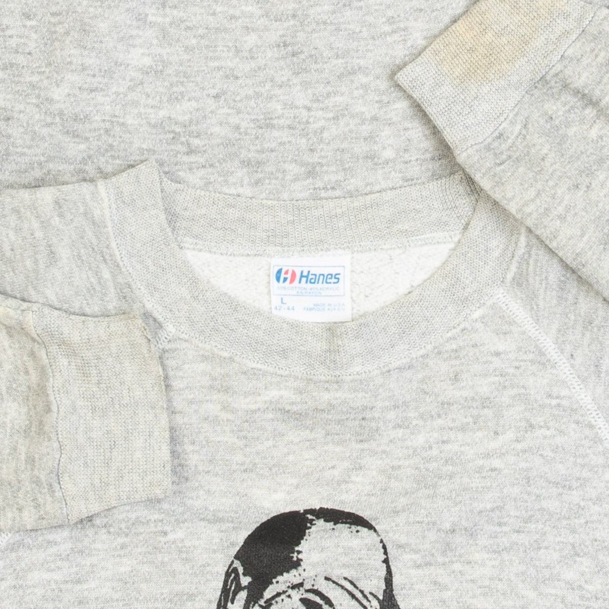 MEN'S VINTAGE 1980S JAMES C. RAGLAN SWEATSHIRT - MEDIUM