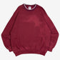 MEN'S VINTAGE 1990S BLANK RIBBED SWEATSHIRT - X-LARGE
