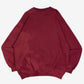 MEN'S VINTAGE 1990S BLANK RIBBED SWEATSHIRT - X-LARGE