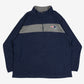 MEN'S VINTAGE 2000S NEW ENGLAND PATRIOTS QUARTER ZIP FLEECE - X-LARGE