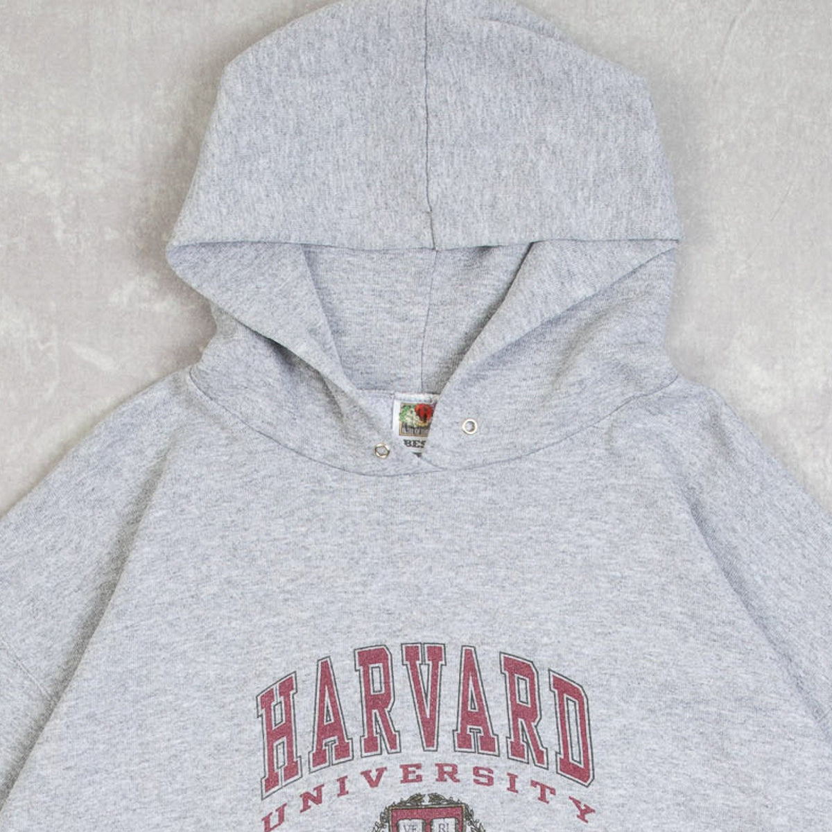 MEN'S VINTAGE 1990S HARVARD UNIVERSITY HOODED SWEATSHIRT - X-LARGE