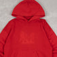 MEN'S VINTAGE RUSSELL ATHLETIC MUSTANGS HOODED SWEATSHIRT - X-LARGE