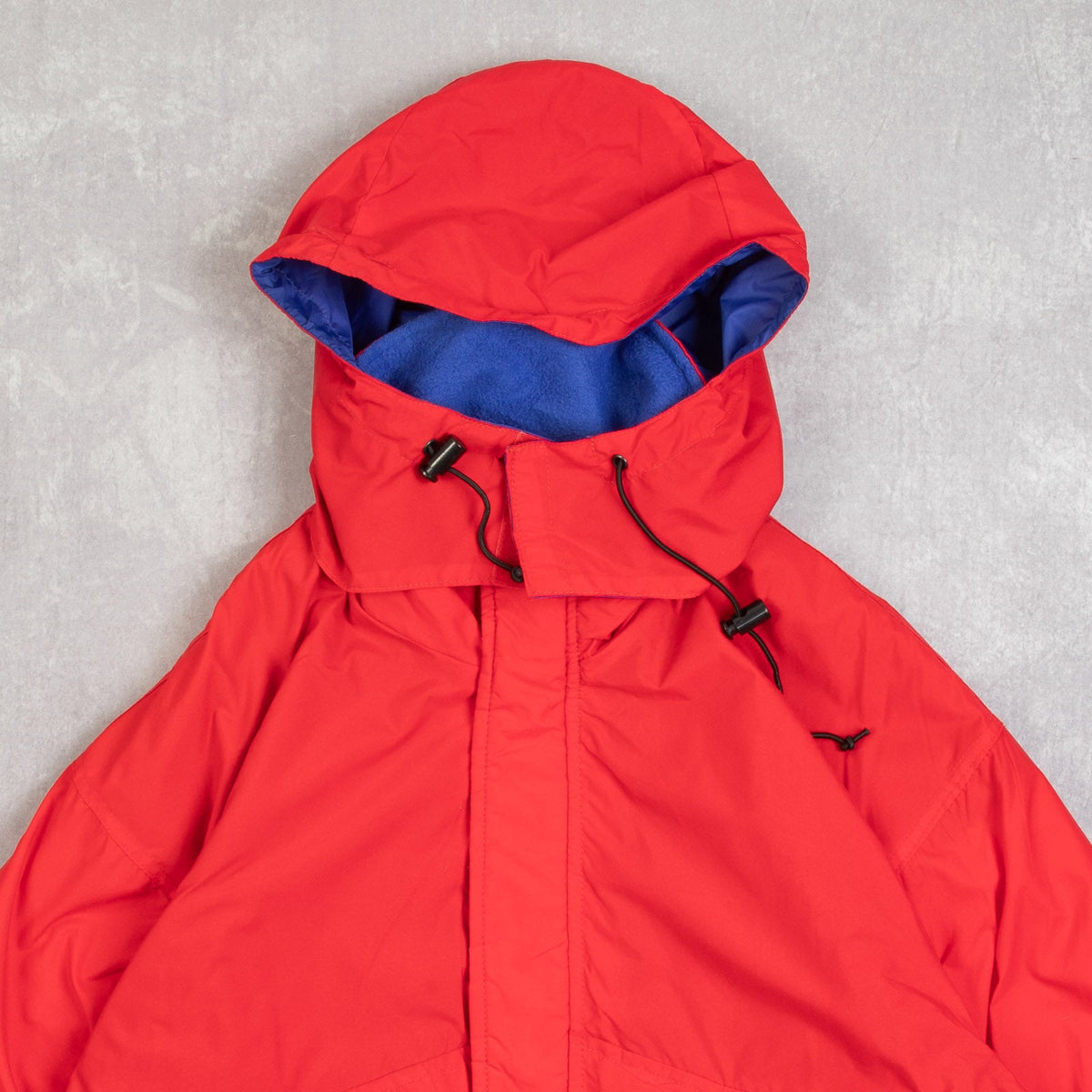 MEN'S VINTAGE 1990S HOODED PARKA JACKET - LARGE