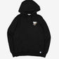 MEN'S VINTAGE RUSSELL ATHLETIC LANGRA ISLAND LODGE HOODED SWEATSHIRT - SMALL