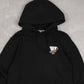 MEN'S VINTAGE RUSSELL ATHLETIC LANGRA ISLAND LODGE HOODED SWEATSHIRT - SMALL