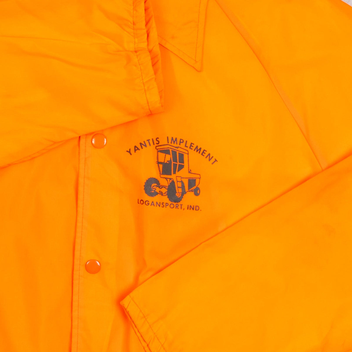 MEN'S VINTAGE 1990S YANTIS IMPLEMENT COACH JACKET - X-LARGE