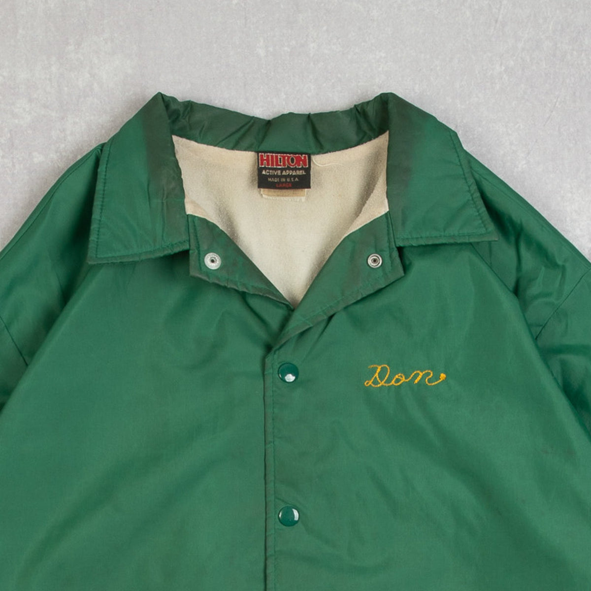MEN'S VINTAGE 1993 IZAAK WALTON CONVENTION COACH JACKET - LARGE