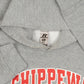 MEN'S VINTAGE RUSSELL ATHLETIC CHIPPEWA FOOTBALL HOODED SWEATSHIRT - X-LARGE