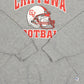 MEN'S VINTAGE RUSSELL ATHLETIC CHIPPEWA FOOTBALL HOODED SWEATSHIRT - X-LARGE
