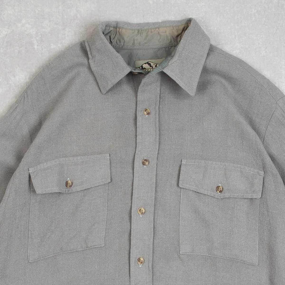 MEN'S VINTAGE 1990S WOOL STYLE SHIRT - LARGE