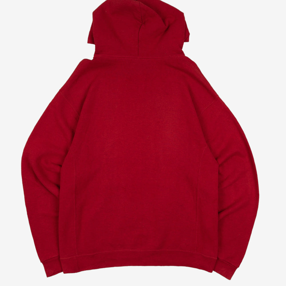 MEN'S VINTAGE RUSSELL ATHLETIC MAYVILLE FOOTBALL HOODED SWEATSHIRT - MEDIUM