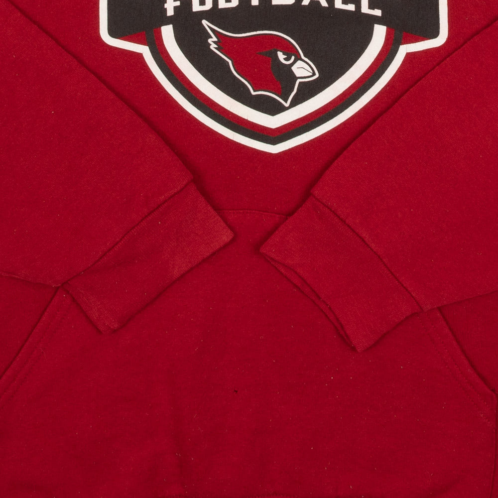 MEN'S VINTAGE RUSSELL ATHLETIC MAYVILLE FOOTBALL HOODED SWEATSHIRT - MEDIUM