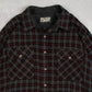 MEN'S VINTAGE 1990S WOOL STYLE CHECKED SHIRT - X-LARGE