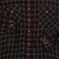 MEN'S VINTAGE 1990S WOOL STYLE CHECKED SHIRT - X-LARGE