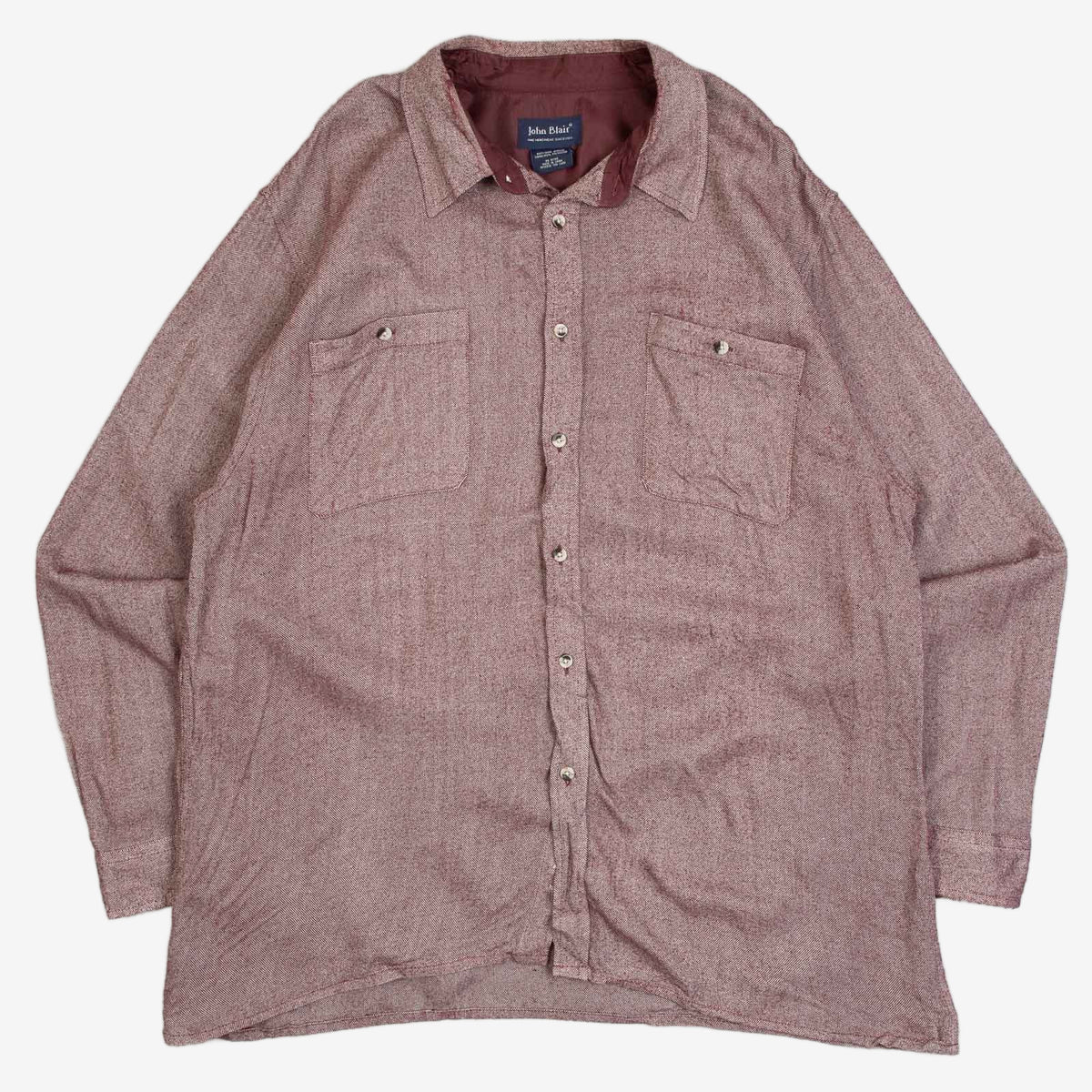 MEN'S VINTAGE 1990S WOOL STYLE SHIRT - X-LARGE