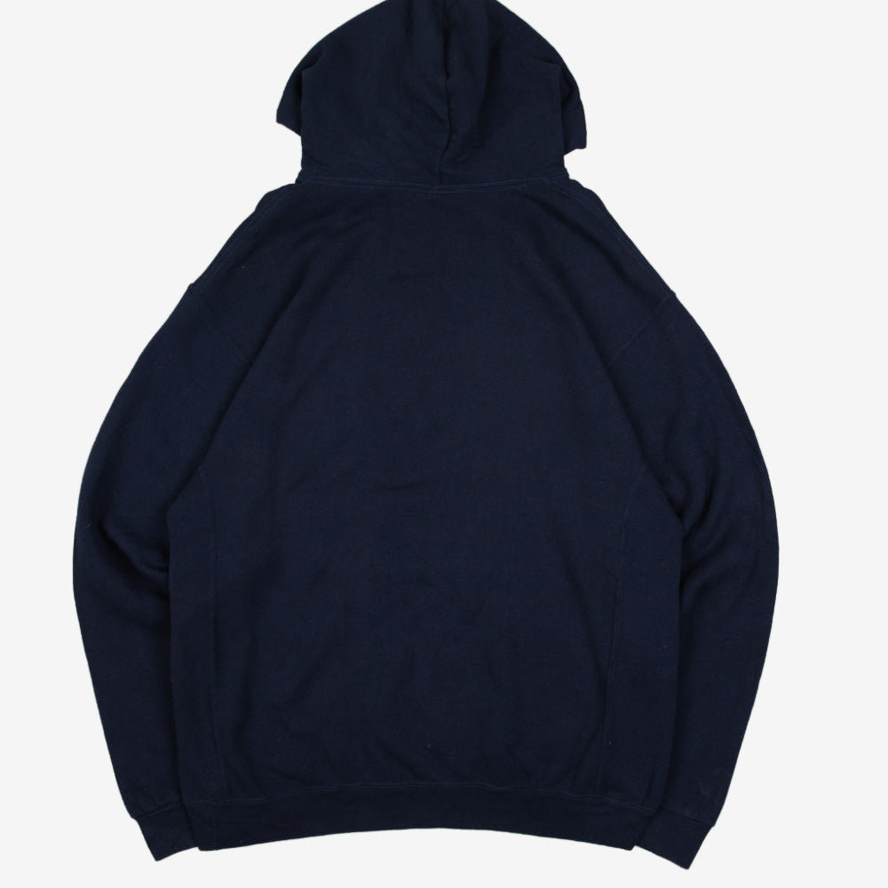 MEN'S VINTAGE RUSSELL ATHLETIC MSUB BASEBALL HOODED SWEATSHIRT - LARGE