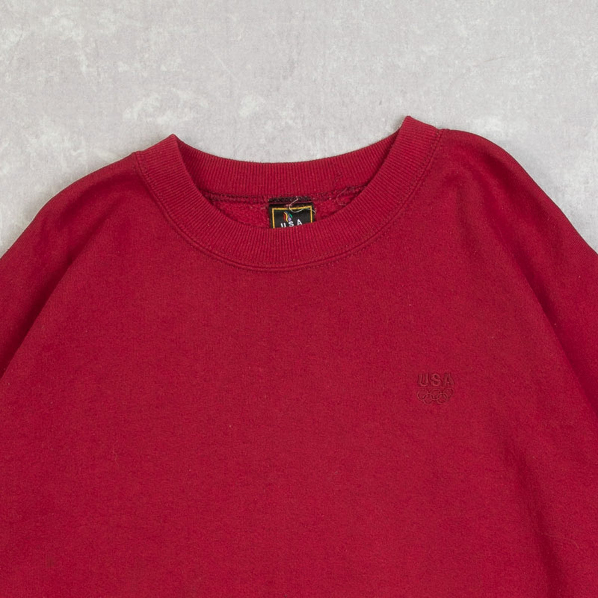 MEN'S VINTAGE 1980S JC PENNEY USA OLYMPIC BLANK SWEATSHIRT - XX-LARGE