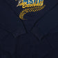 MEN'S VINTAGE RUSSELL ATHLETIC MSUB BASEBALL HOODED SWEATSHIRT - LARGE