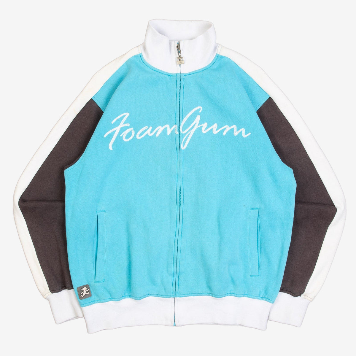 MEN'S VINTAGE 2000S FOAM GUM FULL ZIP SWEATSHIRT - MEDIUM