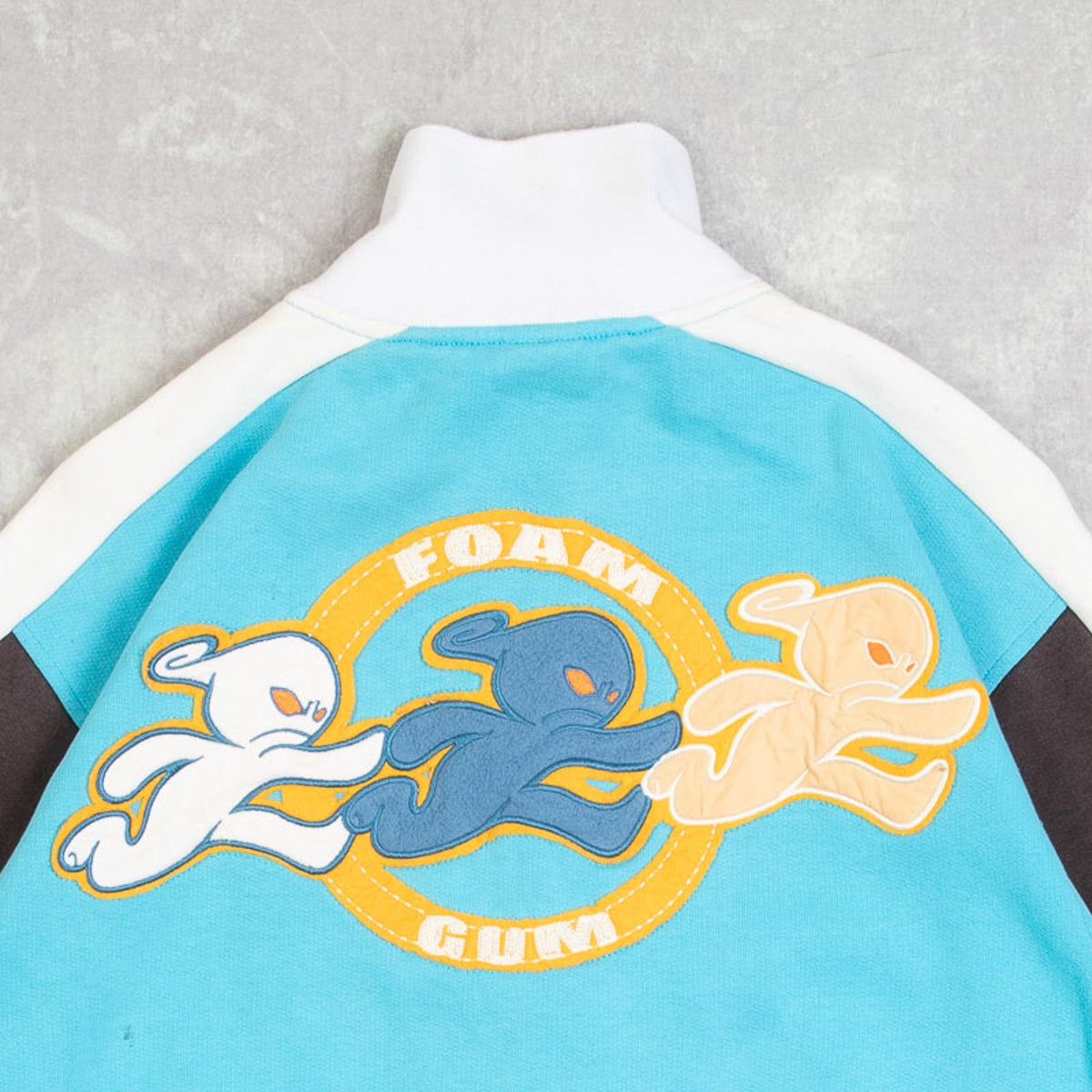 MEN'S VINTAGE 2000S FOAM GUM FULL ZIP SWEATSHIRT - MEDIUM