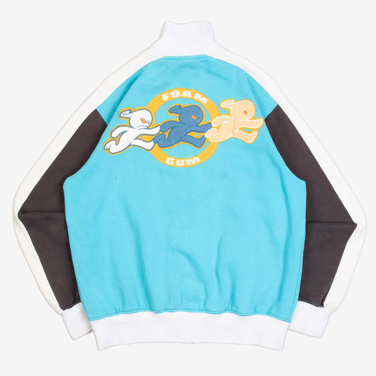 MEN'S VINTAGE 2000S FOAM GUM FULL ZIP SWEATSHIRT - MEDIUM