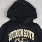 MEN'S VINTAGE 1990S LOUDOUN SOUTH HOODED SWEATSHIRT - SMALL