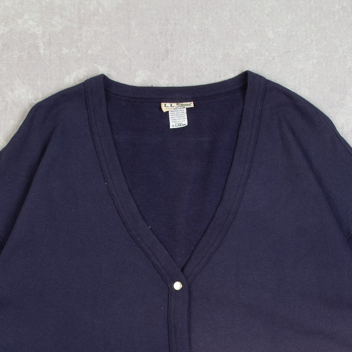 WOMEN'S VINTAGE 1990S L.L.BEAN BLANK CARDIGAN - X-LARGE