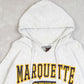 MEN'S VINTAGE 1990S MARQUETTE GOLDEN EAGLES HOODED SWEATSHIRT - MEDIUM