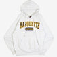 MEN'S VINTAGE 1990S MARQUETTE GOLDEN EAGLES HOODED SWEATSHIRT - MEDIUM