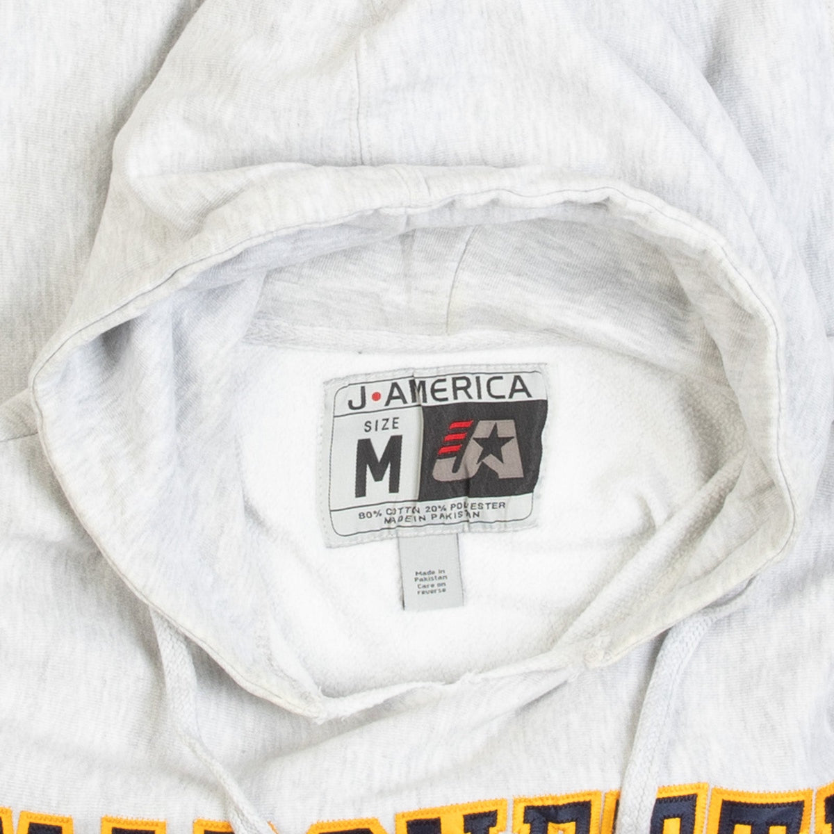 MEN'S VINTAGE 1990S MARQUETTE GOLDEN EAGLES HOODED SWEATSHIRT - MEDIUM