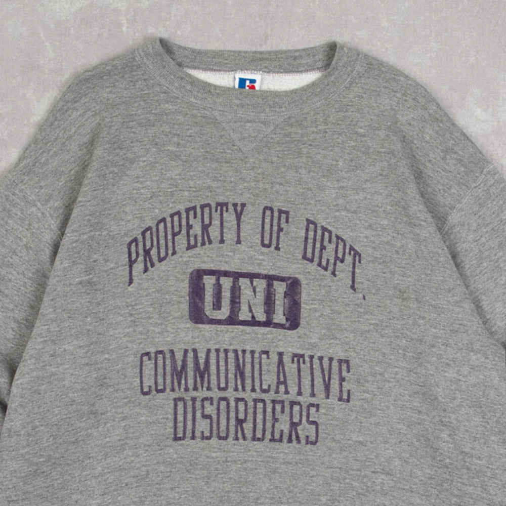 MEN'S VINTAGE 1990S RUSSELL ATHLETIC UNI CREWNECK SWEATSHIRT - X-LARGE