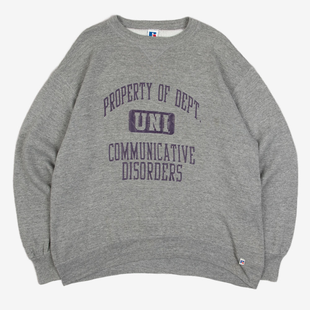 MEN'S VINTAGE 1990S RUSSELL ATHLETIC UNI CREWNECK SWEATSHIRT - X-LARGE