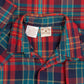 MEN'S VINTAGE 1990S CHECKED WESTERN SHIRT - LARGE
