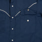 MEN'S VINTAGE 1980S WESTERN SHIRT - LARGE