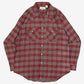 MEN'S VINTAGE 1990S CHECKED WESTERN SHIRT - X-LARGE