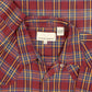 MEN'S VINTAGE 1990S CHECKED WESTERN SHIRT - X-LARGE