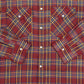 MEN'S VINTAGE 1990S CHECKED WESTERN SHIRT - X-LARGE