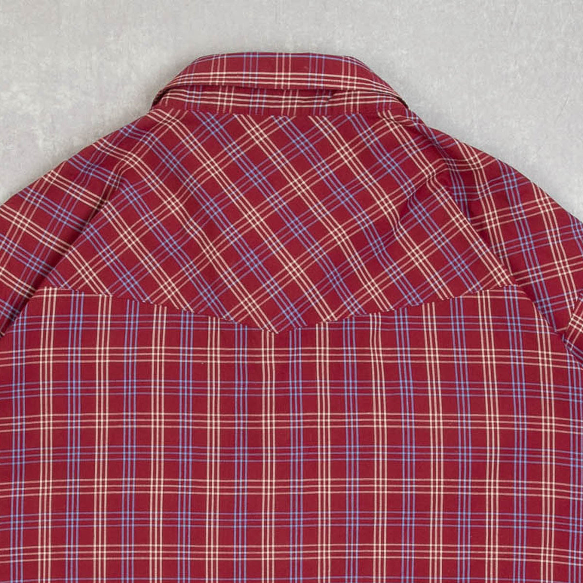 MEN'S VINTAGE 1990S CHECKED WESTERN SHIRT - XX-LARGE