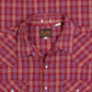 MEN'S VINTAGE 1990S CHECKED WESTERN SHIRT - XX-LARGE