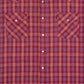 MEN'S VINTAGE 1990S CHECKED WESTERN SHIRT - XX-LARGE