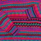WOMEN'S VINTAGE 1980S STRIPED PATTERNED KNITTED JUMPER - LARGE