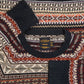 MEN'S VINTAGE PATTERNED KNITTED JUMPER - MEDIUM
