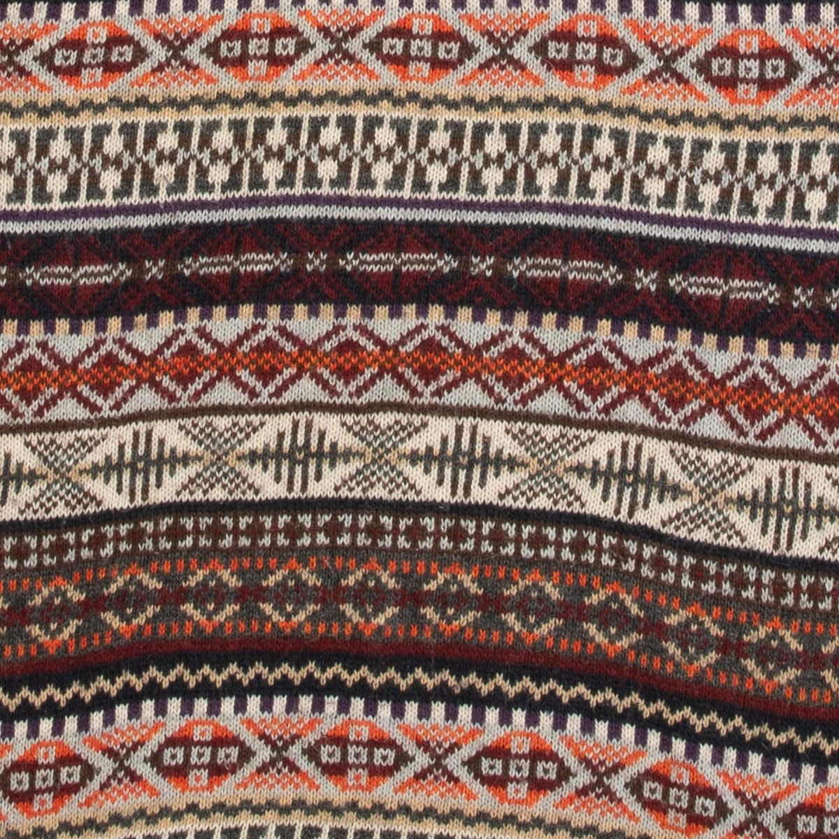 MEN'S VINTAGE PATTERNED KNITTED JUMPER - MEDIUM