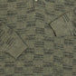 MEN'S VINTAGE 1980S PATTERNED KNITTED POLO JUMPER - X-LARGE