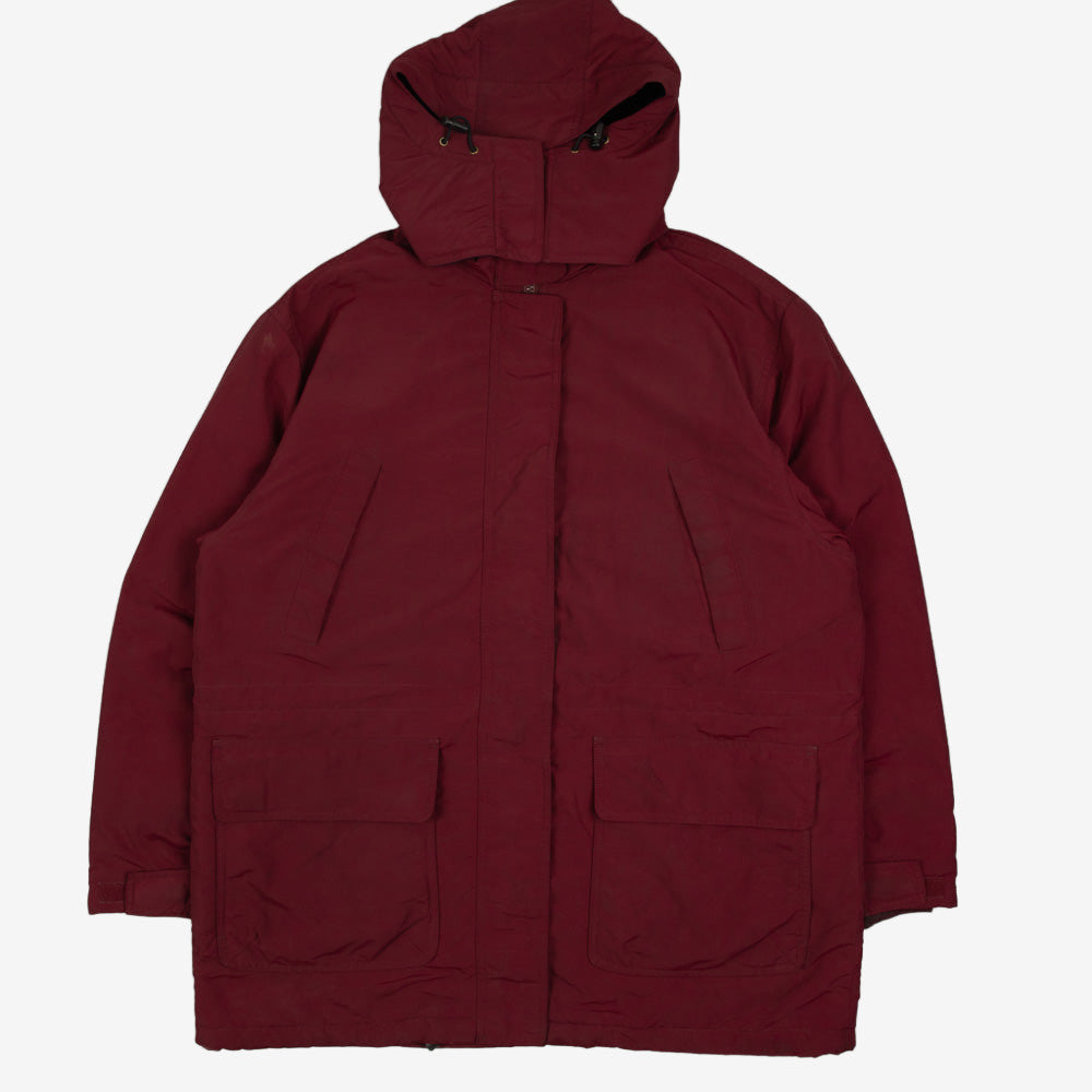 WOMEN'S VINTAGE FLEECE LINE FULL ZIP HOODED JACKET - LARGE