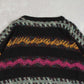 MEN'S VINTAGE 1980S STRIPED PATTERNED KNITTED JUMPER - X-LARGE