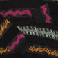 MEN'S VINTAGE 1980S STRIPED PATTERNED KNITTED JUMPER - X-LARGE