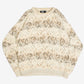 MEN'S VINTAGE 1990S STRUCTURED PATTERNED KNITTED JUMPER - MEDIUM