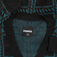 MEN'S VINTAGE CHECKED KNITTED CARDIGAN - SMALL
